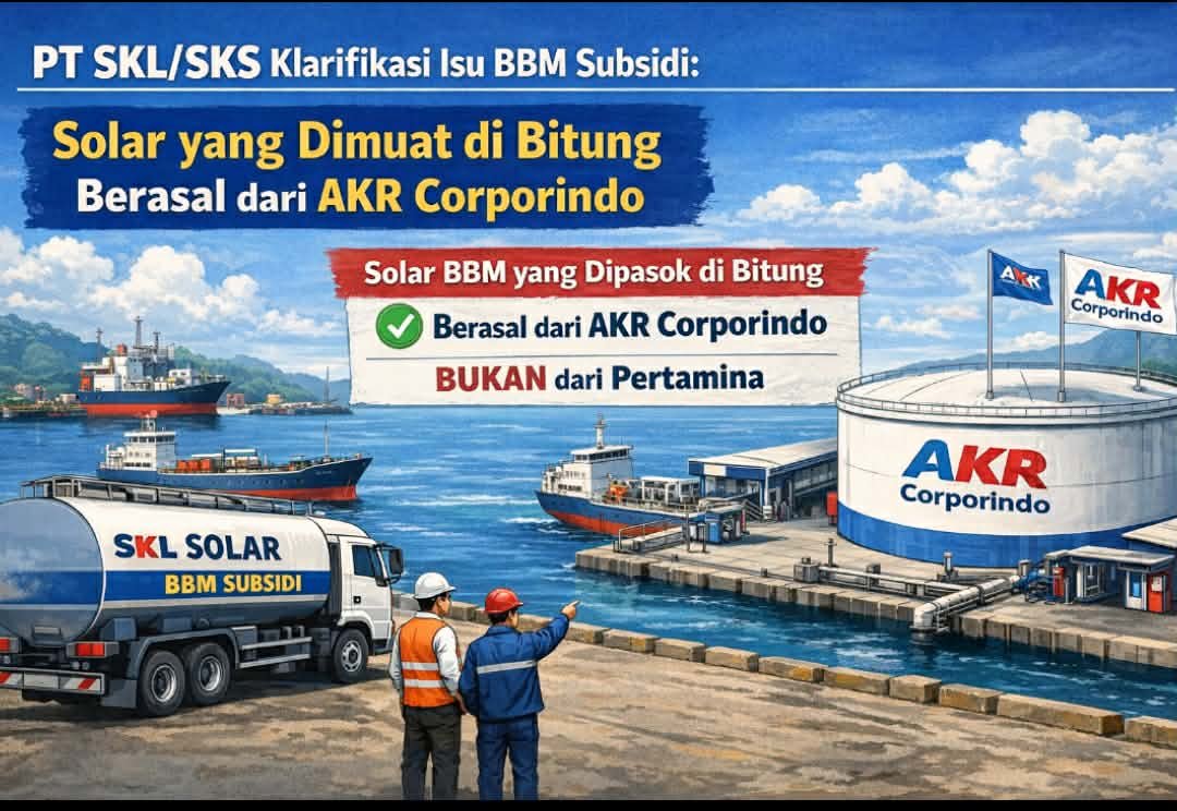 Indonesian News : PT. SKL/SKS Tegaskan Kegiatan Loading BBM Didermaga Polairud Adalah Legal dari Tebusan AKR Corporindo